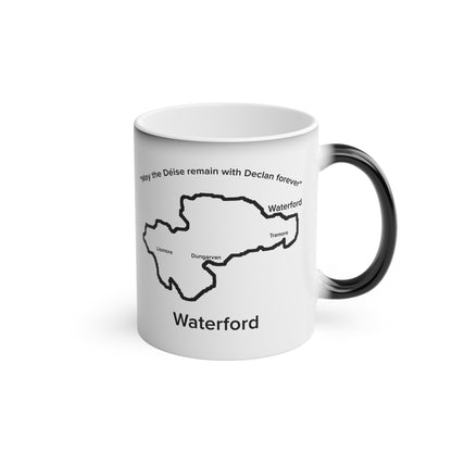 Waterford Magic Mug: Color - Changing Coffee Cup with Artistic Map Design