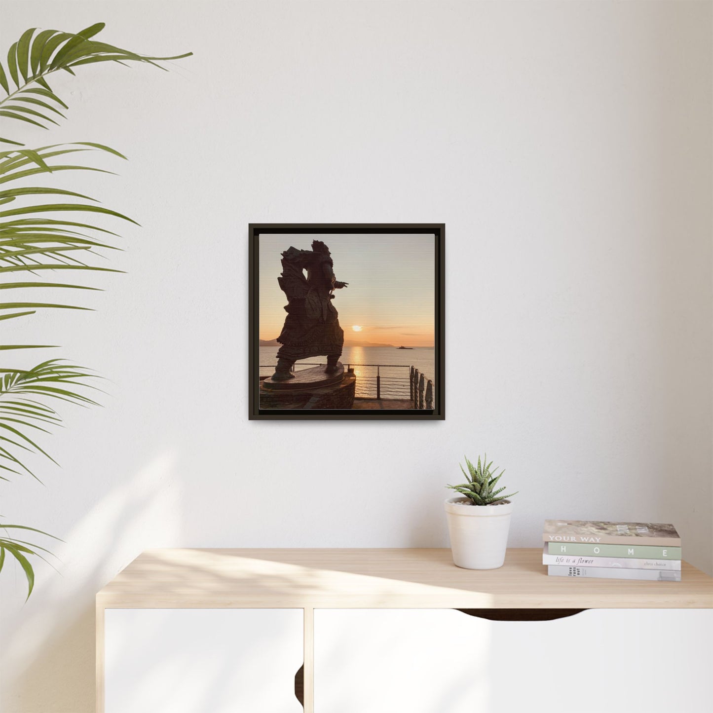 Fenit Matte Canvas, Framed (Multi-color)