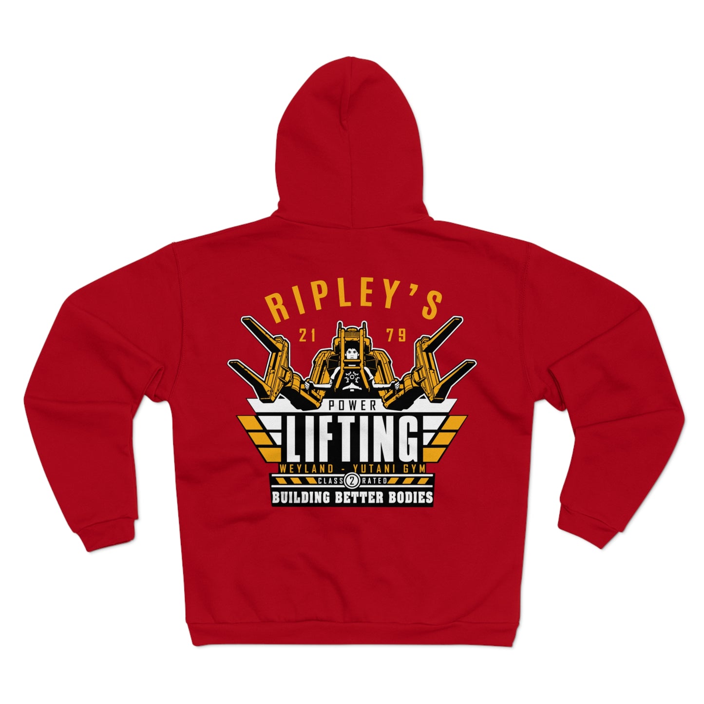 Ripley's Power Lifting Unisex Hooded Zip Sweatshirt - Building Better Bodies