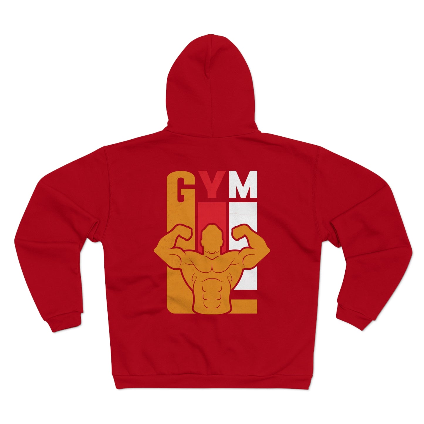 Gym Life Unisex Hooded Zip Sweatshirt - Perfect for Fitness Enthusiasts