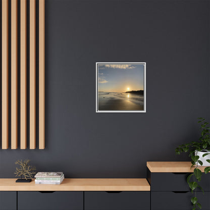 Sunset Matte Canvas, Framed (Multi-color)