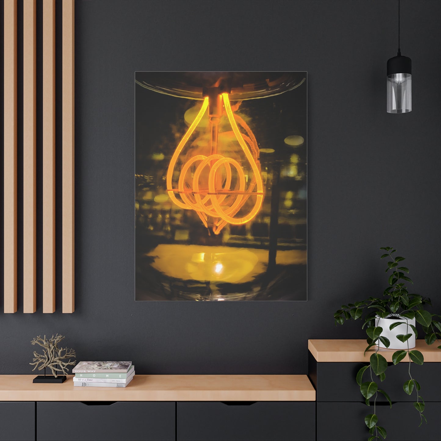 Bulb Matte Canvas, Stretched, 1.25"