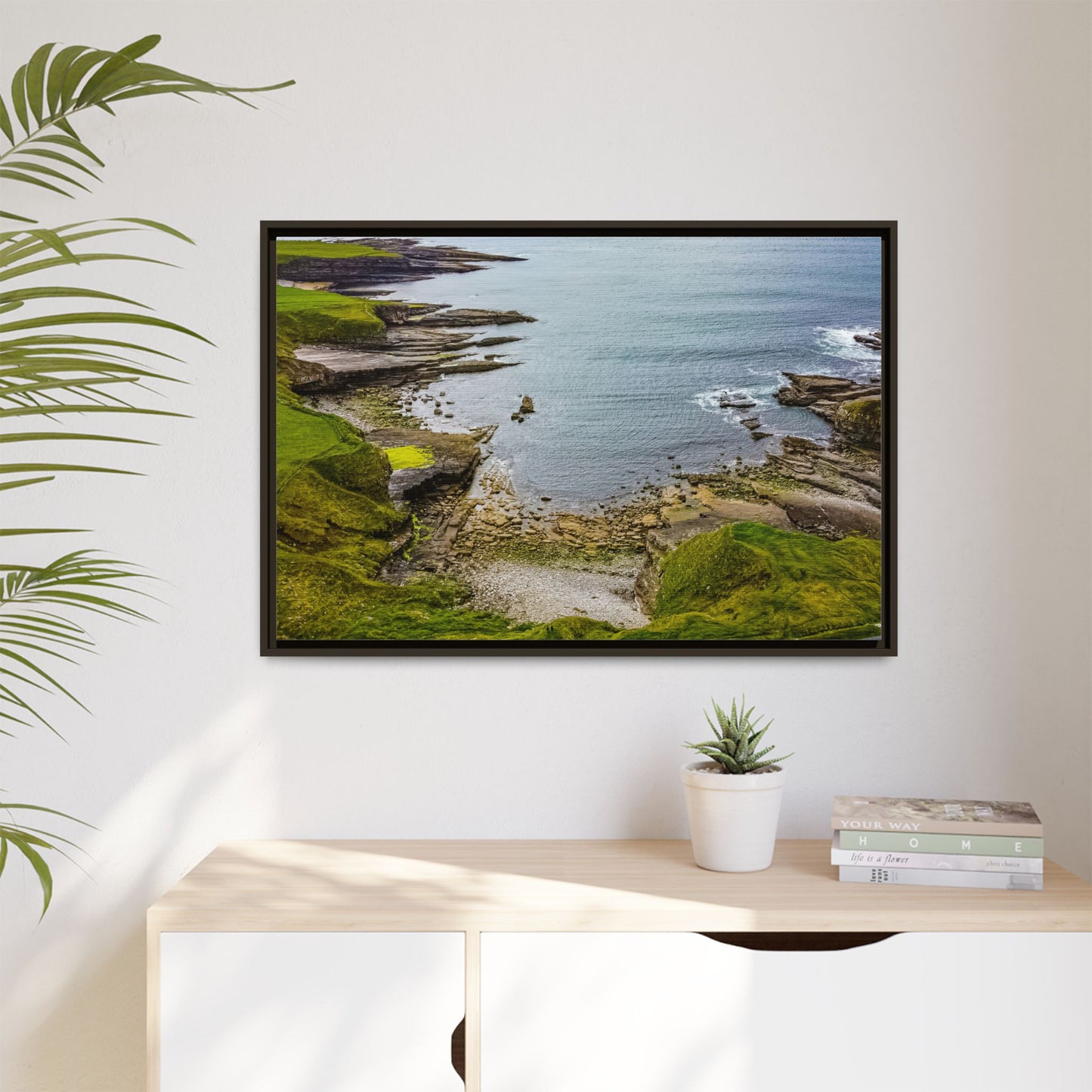 Somewhere in Sligo Matte Canvas, Framed (Multi-color)