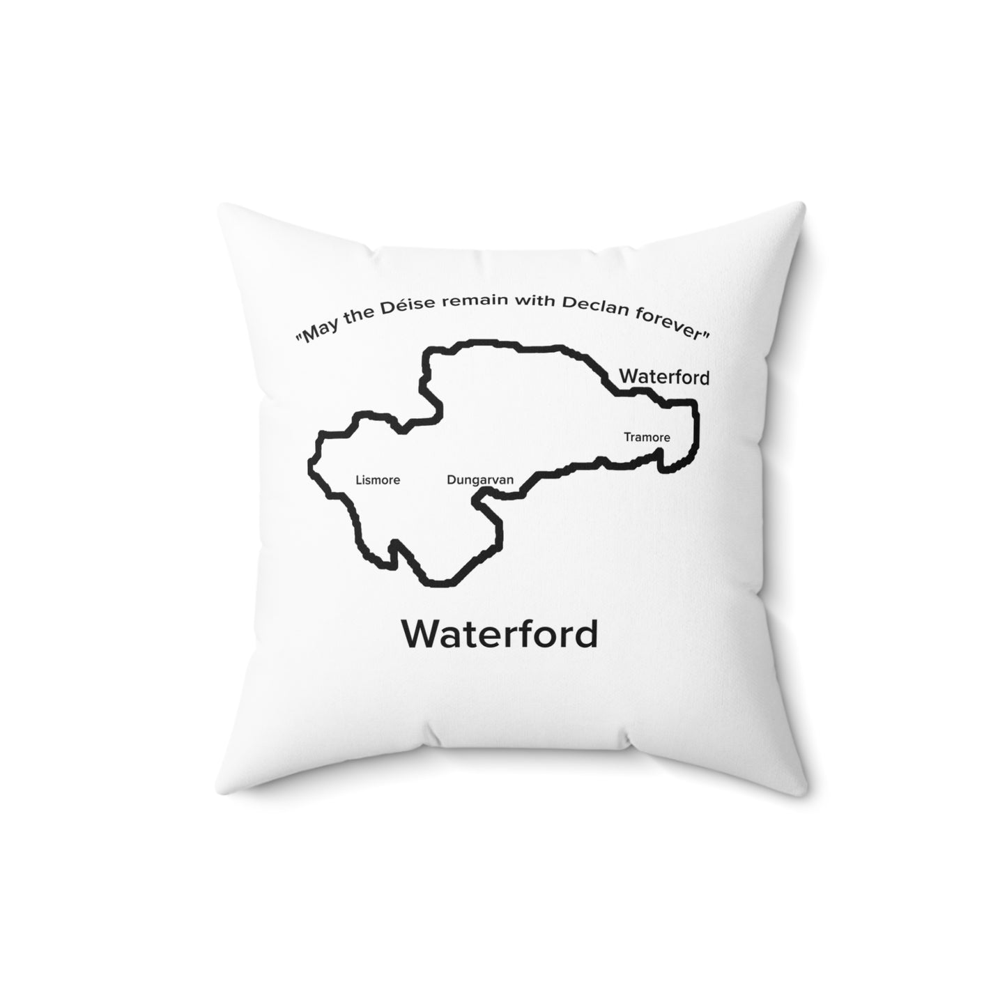 Waterford Spun Polyester Square Pillow White Edition 2 Sizes