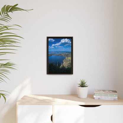 Kuckross Lake Matte Canvas, Framed (Multi-color)