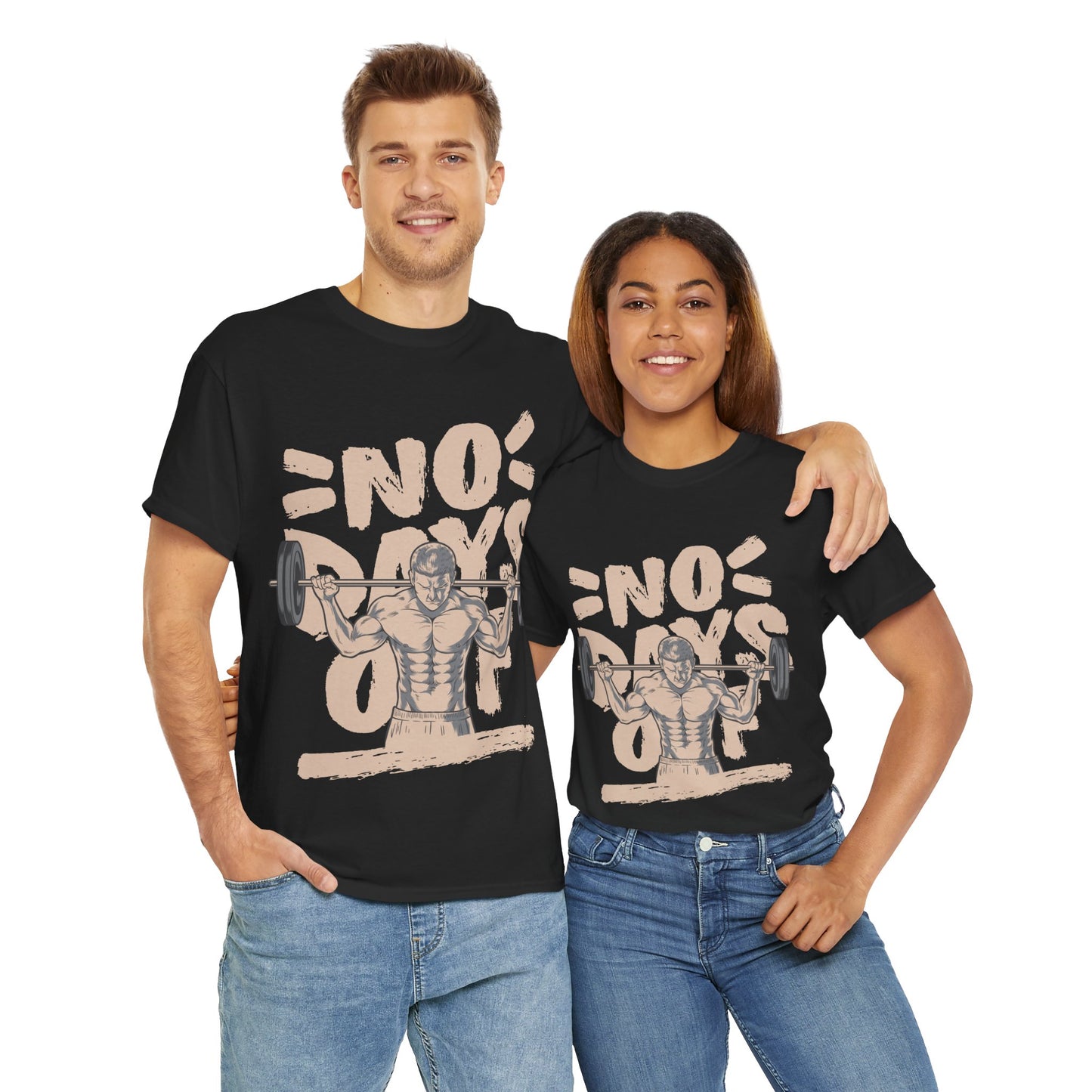 No Days Off Unisex Heavy Cotton Tee