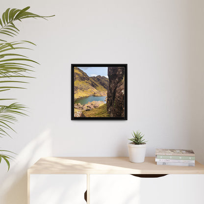 Mount Brandon Valley Matte Canvas, Framed (Multi-color)