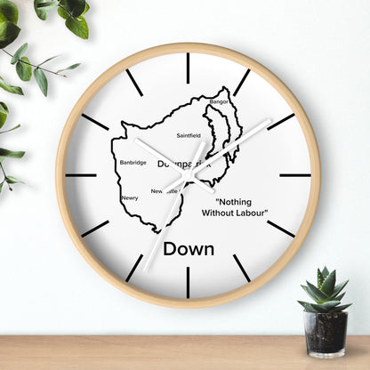 Down County Wall Clock