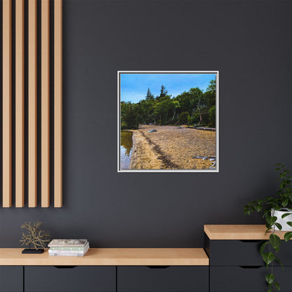 Killarney Beach Matte Canvas, Framed (Multi-color)