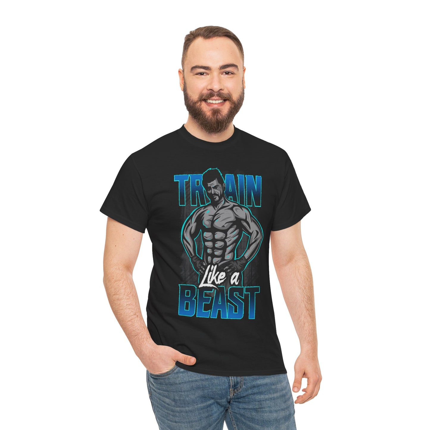 Train Like A Beast Unisex Heavy Cotton Tee