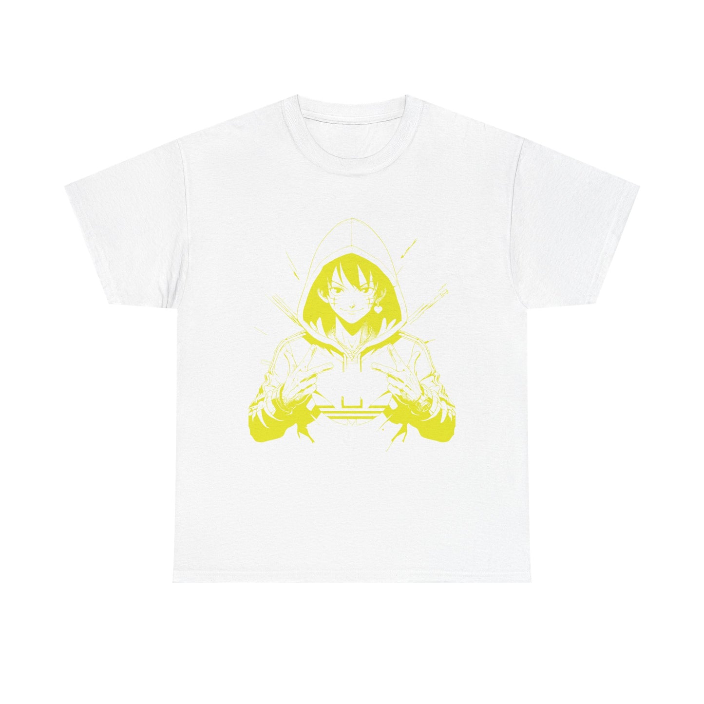 Calmness Unisex Heavy Cotton Tee Yellow