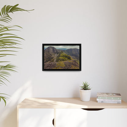 Halfway to Carrauntoohil Matte Canvas, Framed (Multi-color)