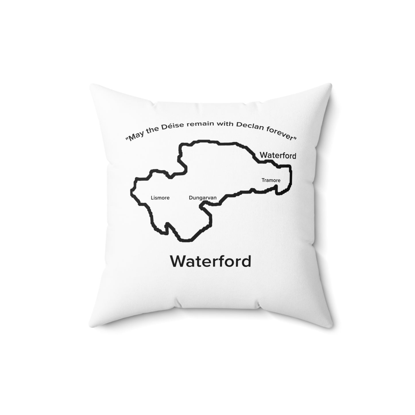 Waterford Spun Polyester Square Pillow White Edition 4 Sizes