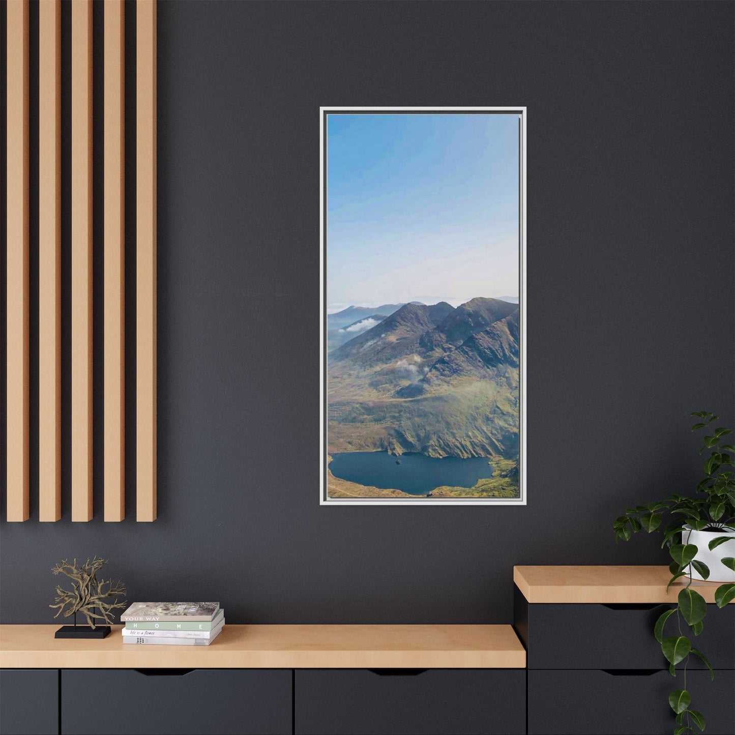 MacGillycuddy's Reeks Matte Canvas, Framed (Multi-color)