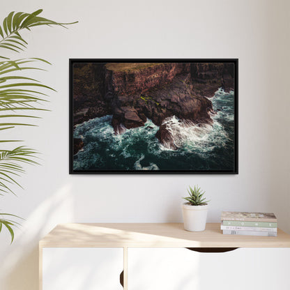 Kerry Head Matte Canvas, Framed (Multi-color)