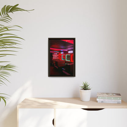 The Mermaids Night Club Matte Canvas, Framed (Multi-color)