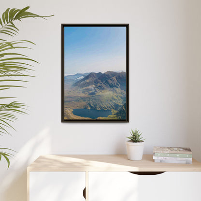 MacGillycuddy's Reeks Matte Canvas, Framed (Multi-color)