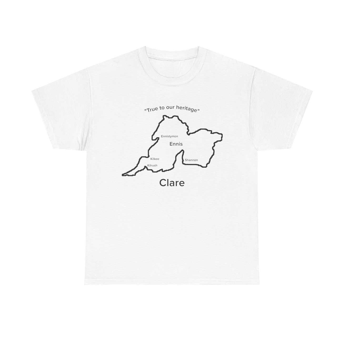 Clare Unisex Heavy Cotton Tee White Edition