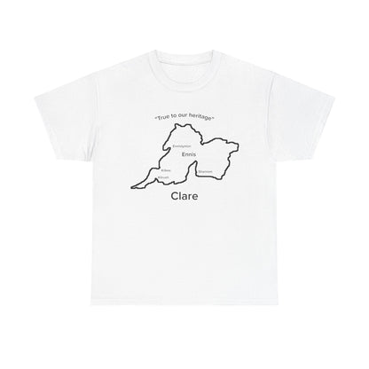 Clare Unisex Heavy Cotton Tee White Edition