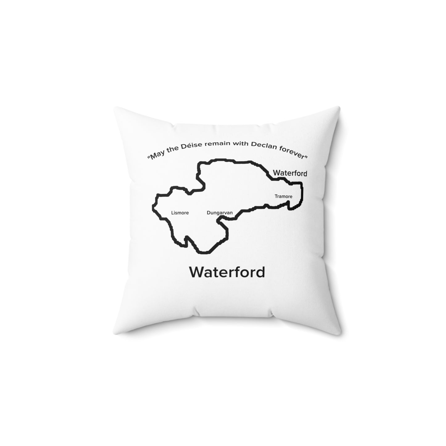 Waterford Spun Polyester Square Pillow White Edition 4 Sizes