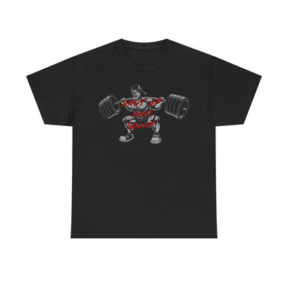 Shut Up and Squat Fitness Tee for Gym Enthusiasts