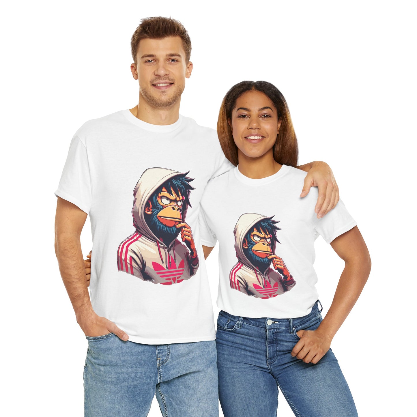 Adidas monkey Unisex Heavy Cotton Tee
