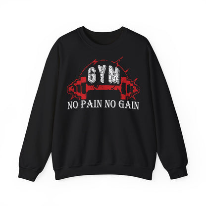 Gym Motivation Sweatshirt - No Pain No Gain Unisex Heavy Blend™ Crewneck