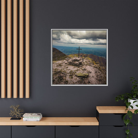 Carrauntoohil Summit Matte Canvas, Framed (Multi-color)