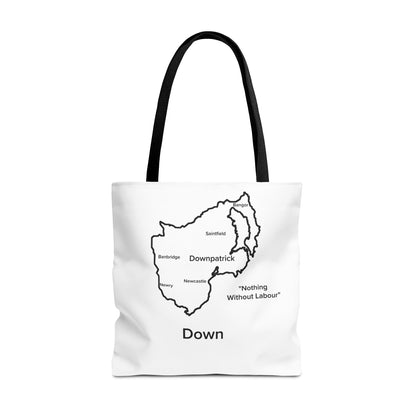 Down Tote Bag White Edition