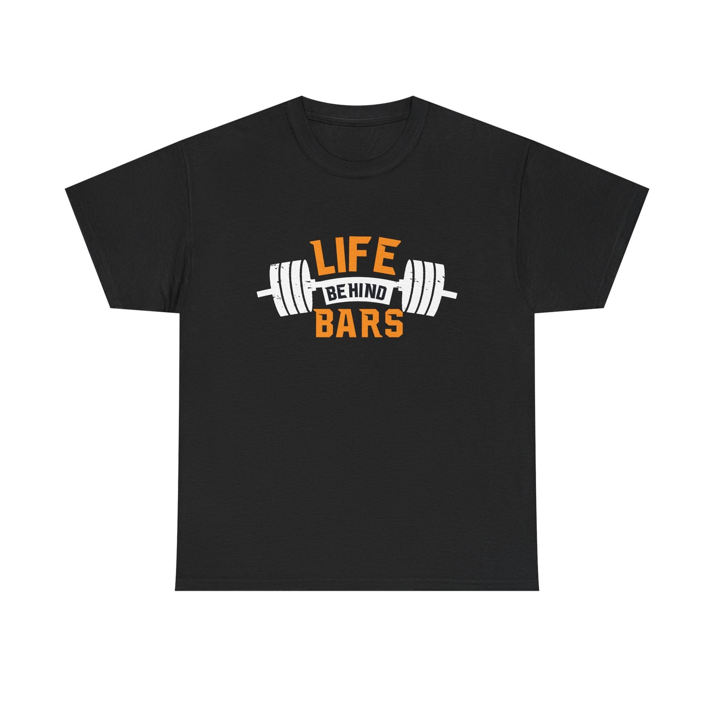 Life Behind Bars Unisex Heavy Cotton Tee - Perfect Gift for Fitness Enthusiasts