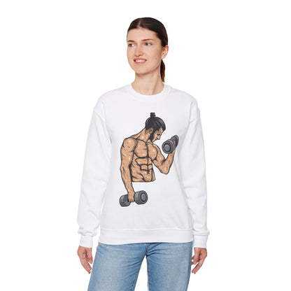 Motivational Unisex Heavy Blend™ Crewneck Sweatshirt - "Believe in Yourself" Gym Apparel