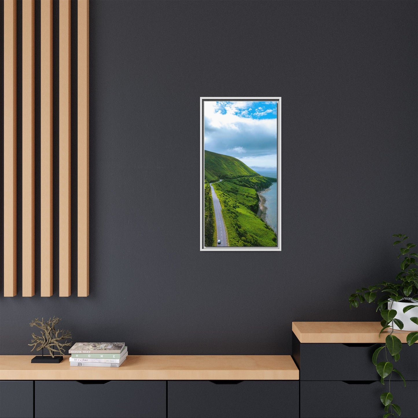 Ring of Kerry Drive Matte Canvas, Framed (Multi-color)