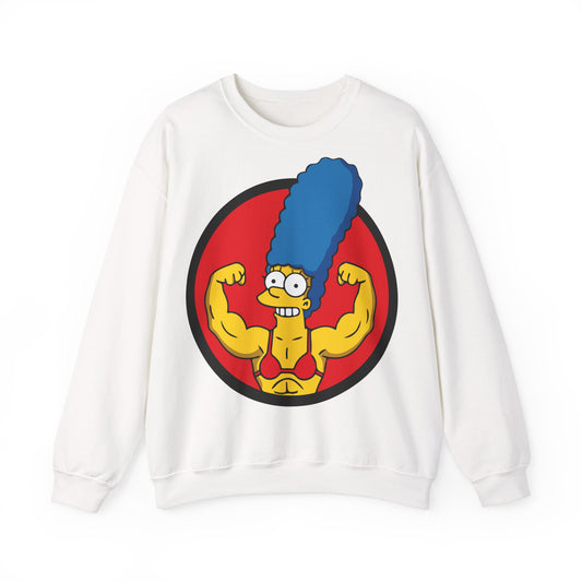Marge Simpson Inspired Unisex Heavy Blend™ Crewneck Sweatshirt