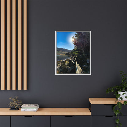 Glanteenassig Trail Matte Canvas, Framed (Multi-color)