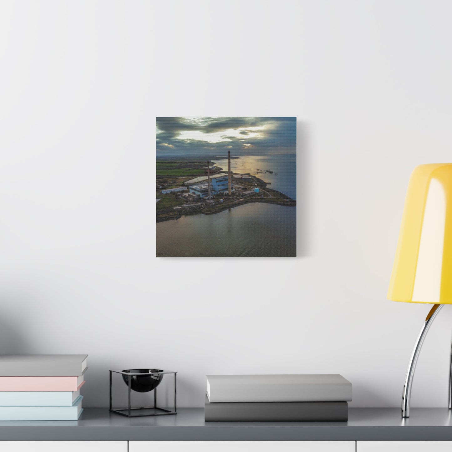 Tarbert Power Station Matte Canvas, Stretched, 1.25"