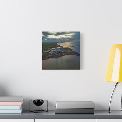 Tarbert Power Station Matte Canvas, Stretched, 1.25"