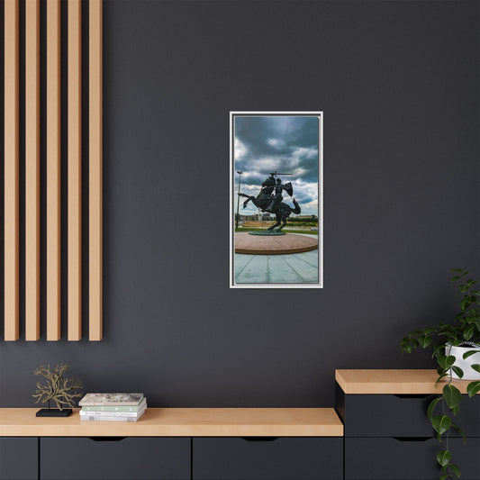 Kaunas Matte Canvas, Framed (Multi-color)