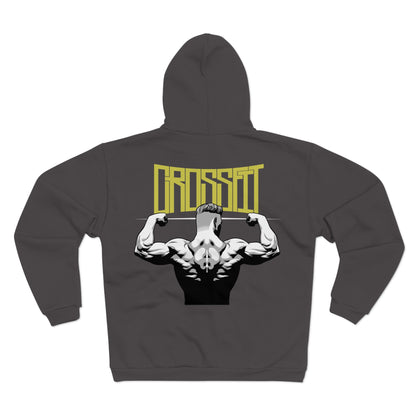 CrossFit Unisex Hooded Zip Sweatshirt - Perfect for Fitness Enthusiasts