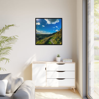 Glanageenty Forest Trail  Matte Canvas, Framed (Multi-color)