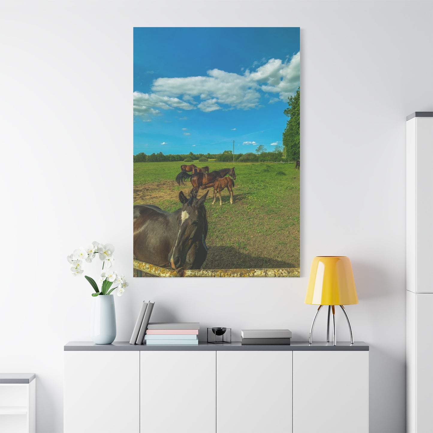Horse Matte Canvas, Stretched, 1.25"