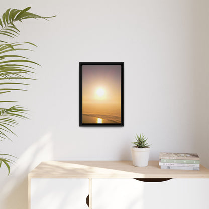 Sunset on Mount Brandon Matte Canvas, Framed (Multi-color)
