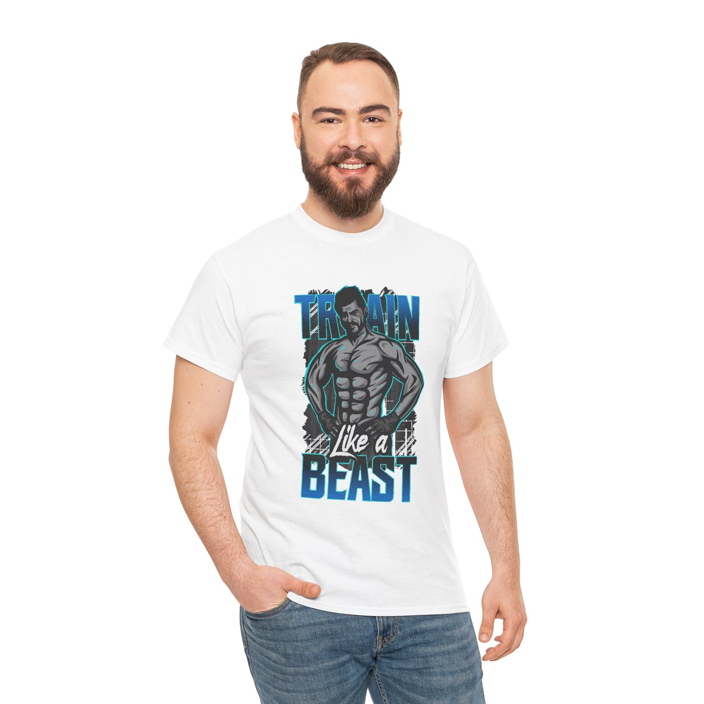 Train Like A Beast Unisex Heavy Cotton Tee