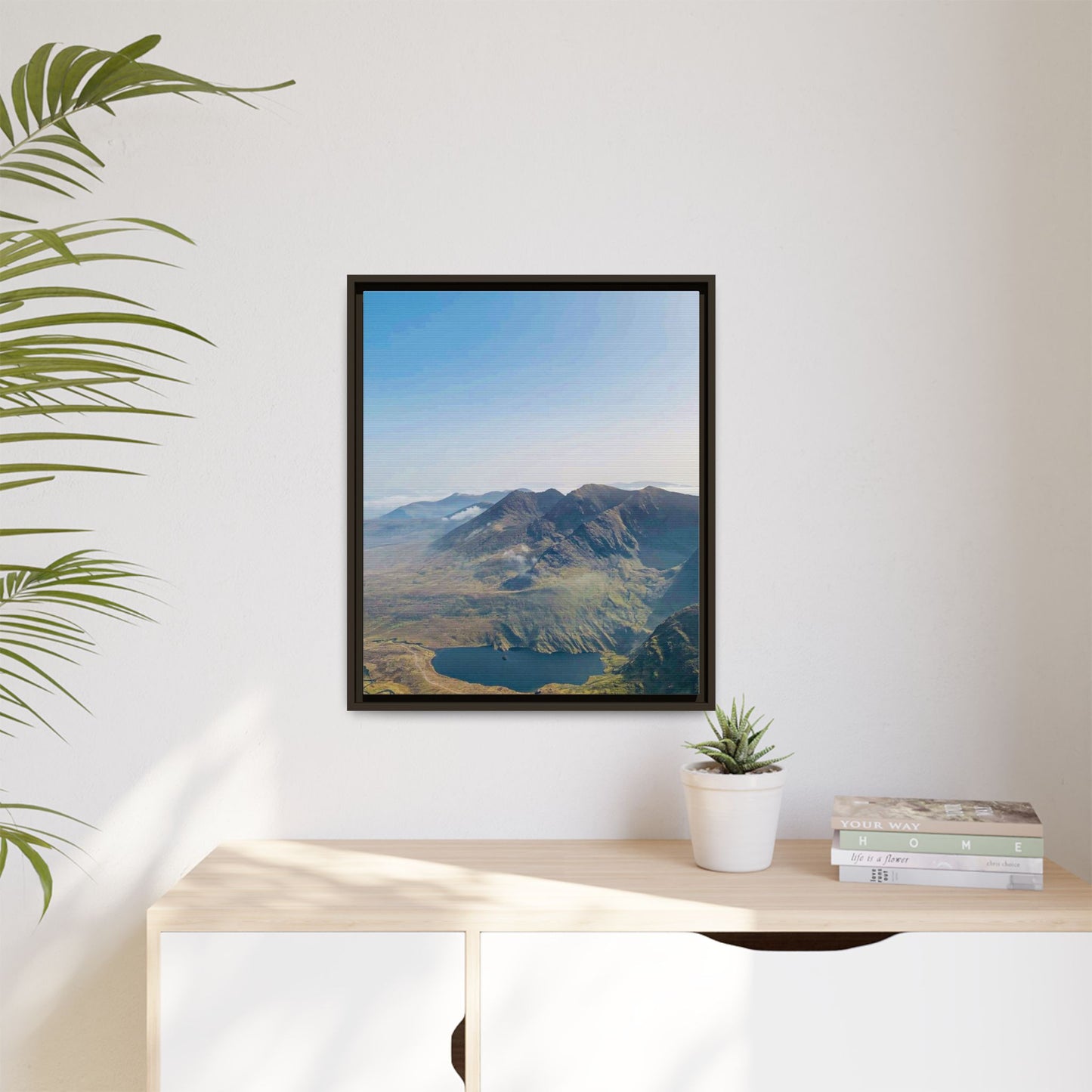 MacGillycuddy's Reeks Matte Canvas, Framed (Multi-color)
