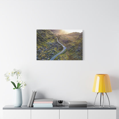 Valley Road Matte Canvas, Stretched, 1.25"