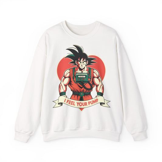 I Feel Your Pump Unisex Crewneck Sweatshirt - Retro Athletic Vibe