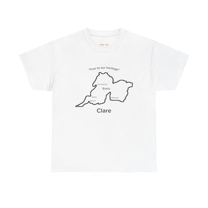 Clare Unisex Heavy Cotton Tee White Edition