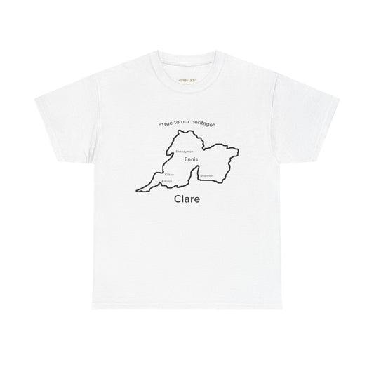 Clare Unisex Heavy Cotton Tee White Edition