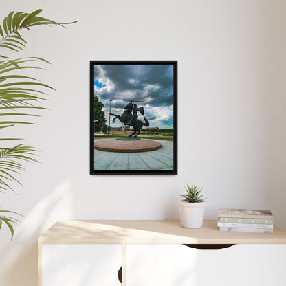 Kaunas Matte Canvas, Framed (Multi-color)