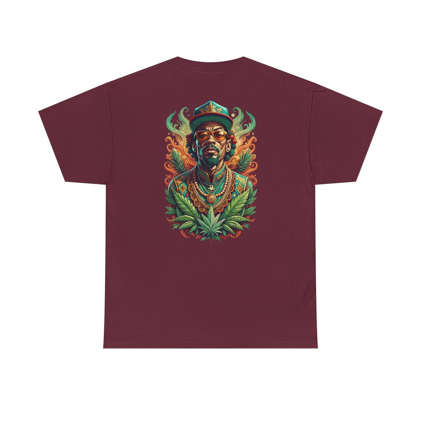 Reggae Lion Tee — Rasta Portrait Graphic T-Shirt
