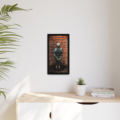 Steel Armour Medieval Age Lithuania Matte Canvas, Framed (Multi-color)